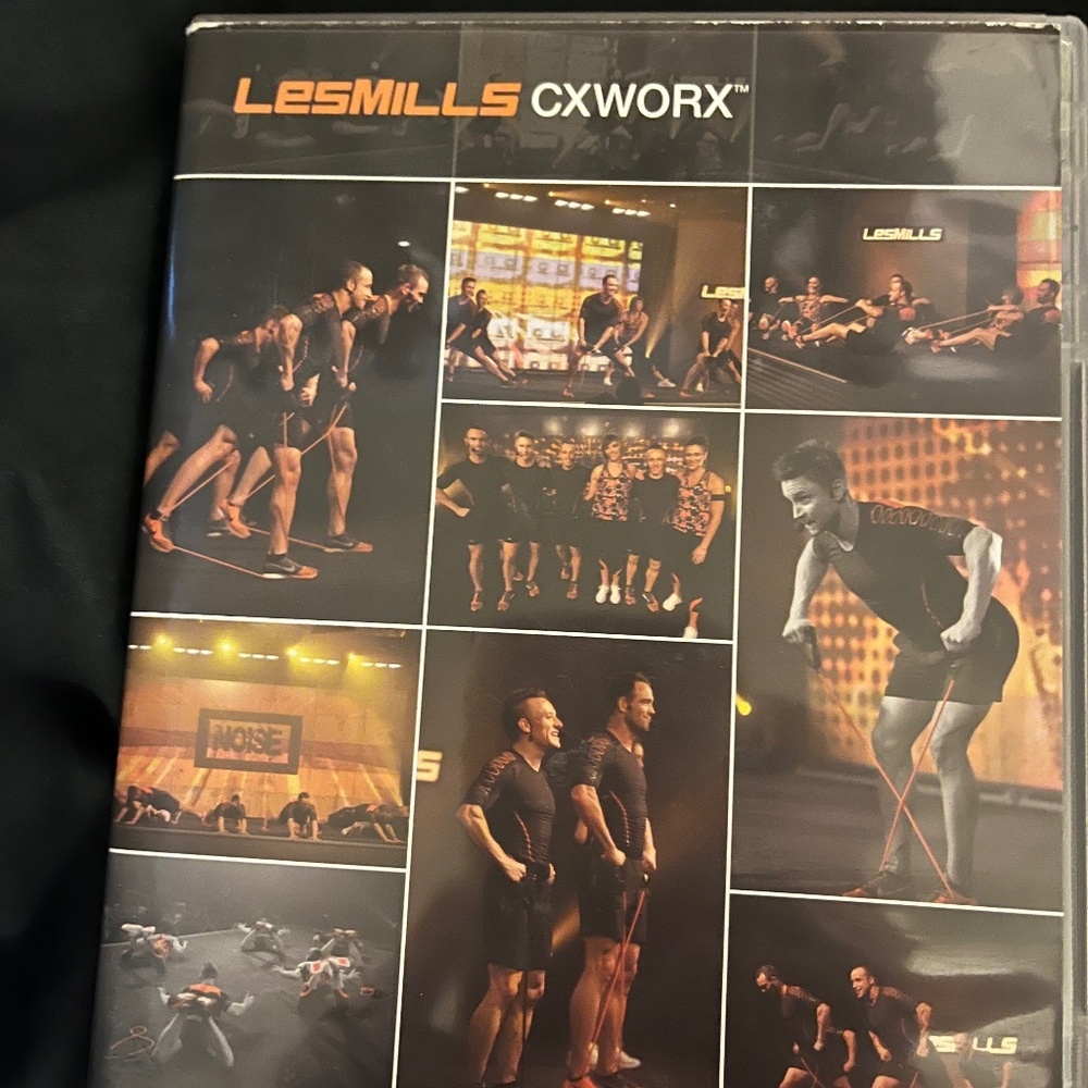 Les Mills CORE  Les Mills CXWORX Release 10 DVD w/instructor notes